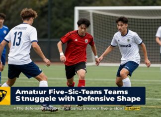 Amateur Five-a-Side Teams Struggle with Defensive Shape