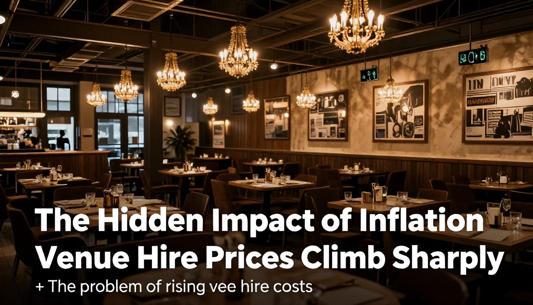 The Hidden Impact of Inflation: Venue Hire Prices Climb Sharply