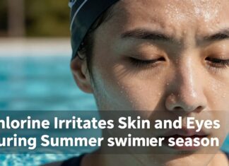 Chlorine Irritates Skin and Eyes During Summer Swimming Season