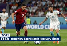 FIFA to Review Short Match Recovery Times After 2022 World Cup