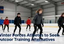 Winter Forces Athletes to Seek Outdoor Training Alternatives