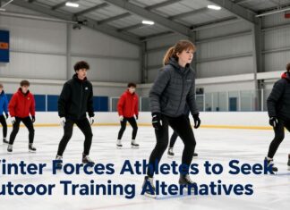 Winter Forces Athletes to Seek Outdoor Training Alternatives