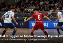 Futsal Struggles as Media Coverage Dips in 2023