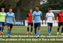 Five-a-side football players demand rest days after weekend fixtures