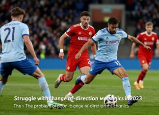 Footballers Struggle with Change-of-Direction Mechanics in 2023