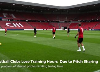Football Clubs Lose Training Hours Due to Pitch Sharing