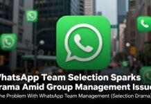 WhatsApp Team Selection Sparks Drama Amid Group Management Issues