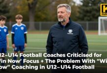 U12–U14 Football Coaches Criticised for ‘Win Now’ Focus