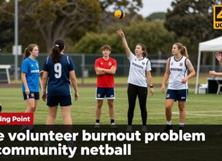 Volunteers at Breaking Point in Community Netball Leagues