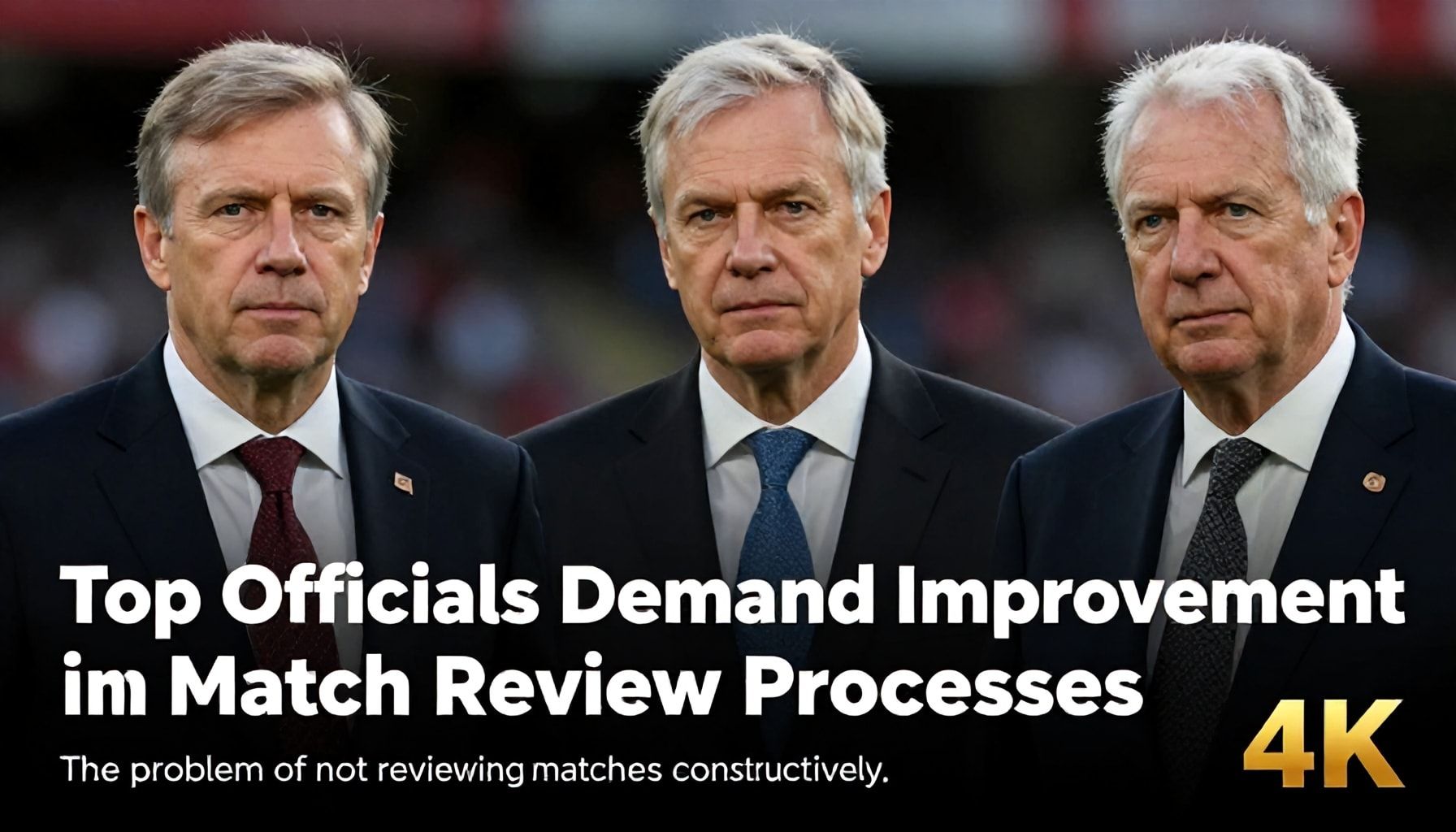 Top Officials Demand Improvement in Match Review Processes