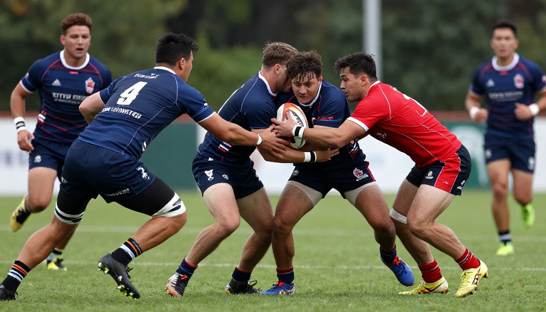 Touch Rugby Teams Battle Impatient Attack Strategies
