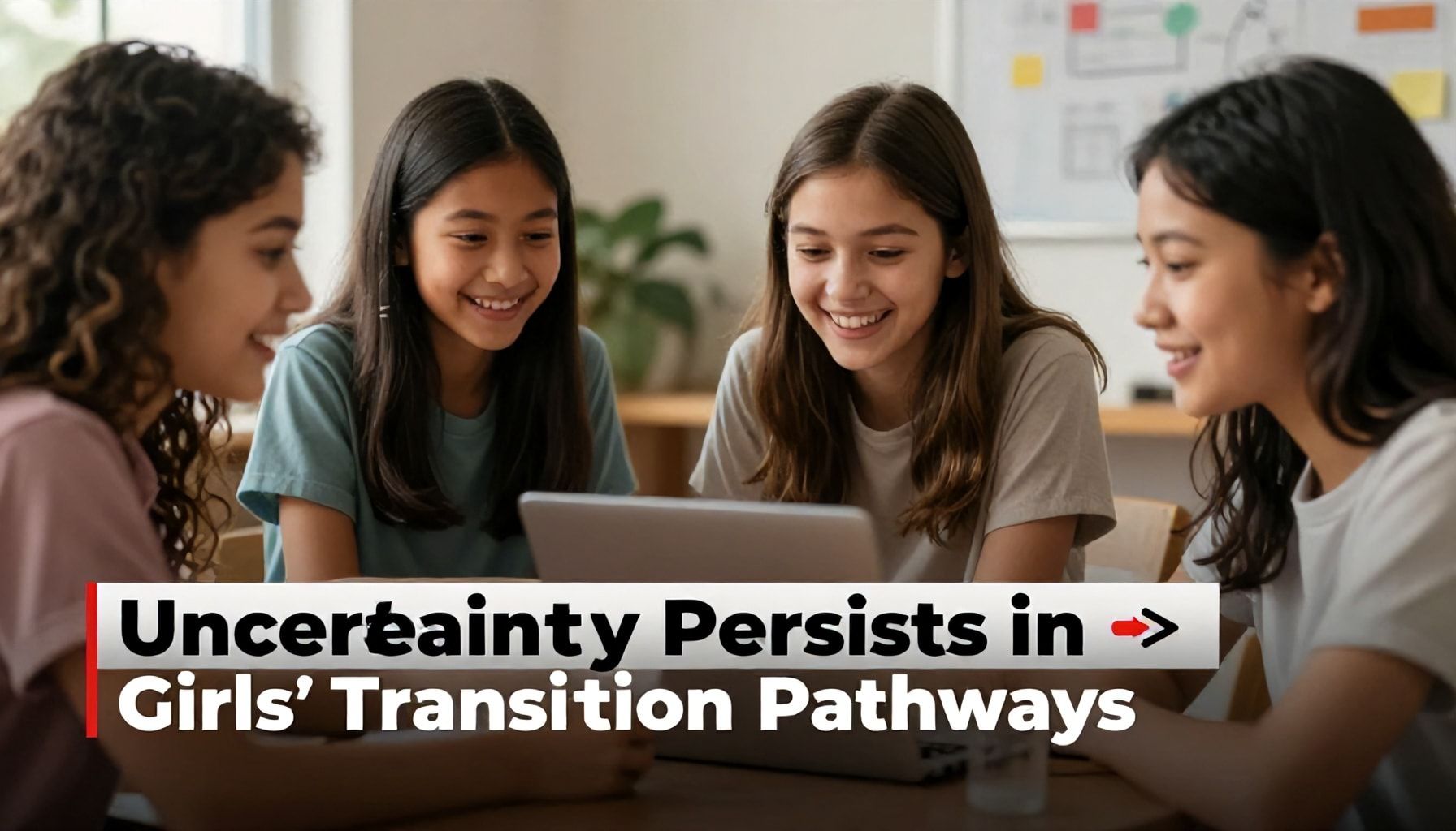 Uncertainty Persists in Girls' Transition Pathways