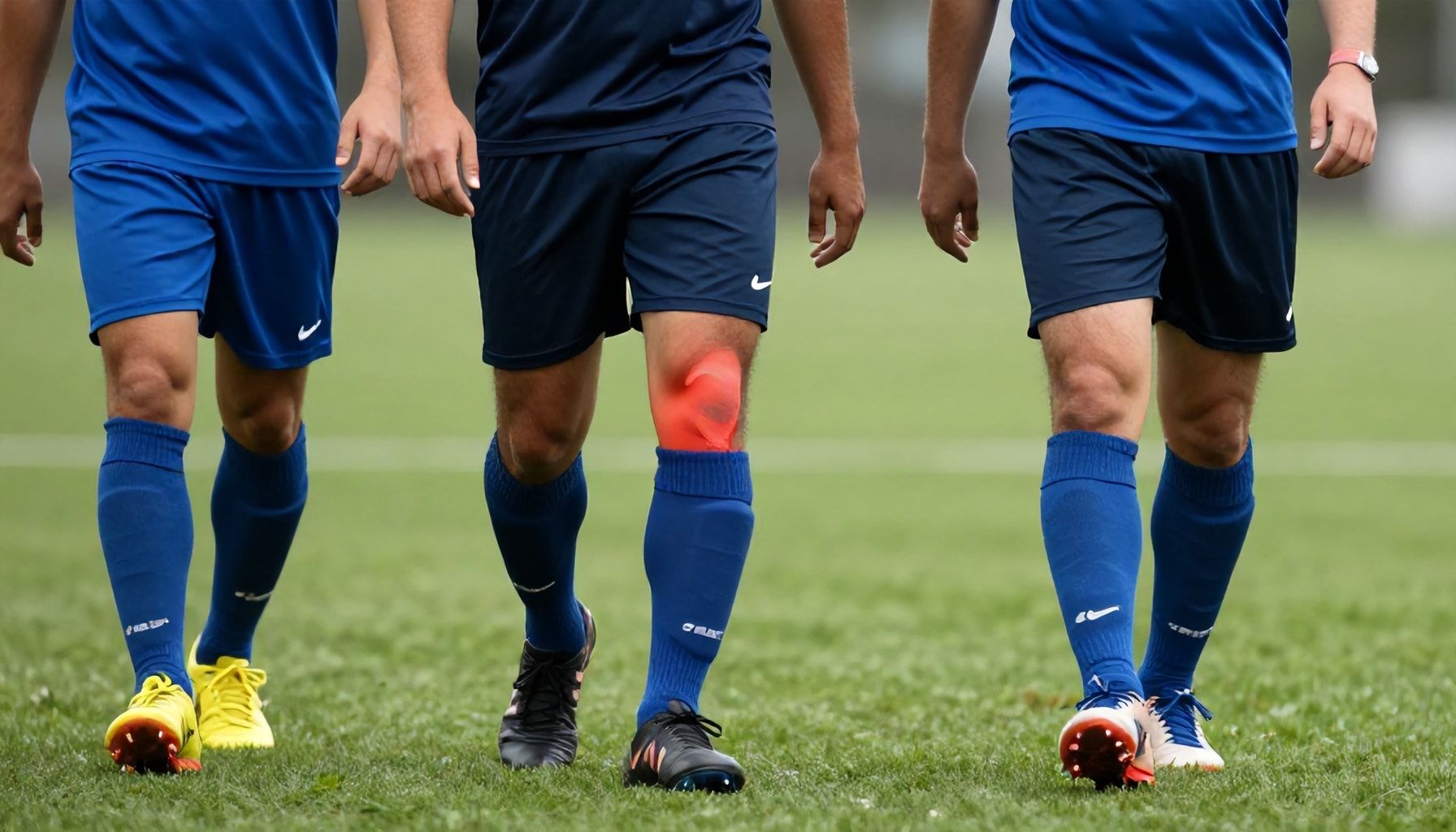 Walking footballers face rising knee pain concerns