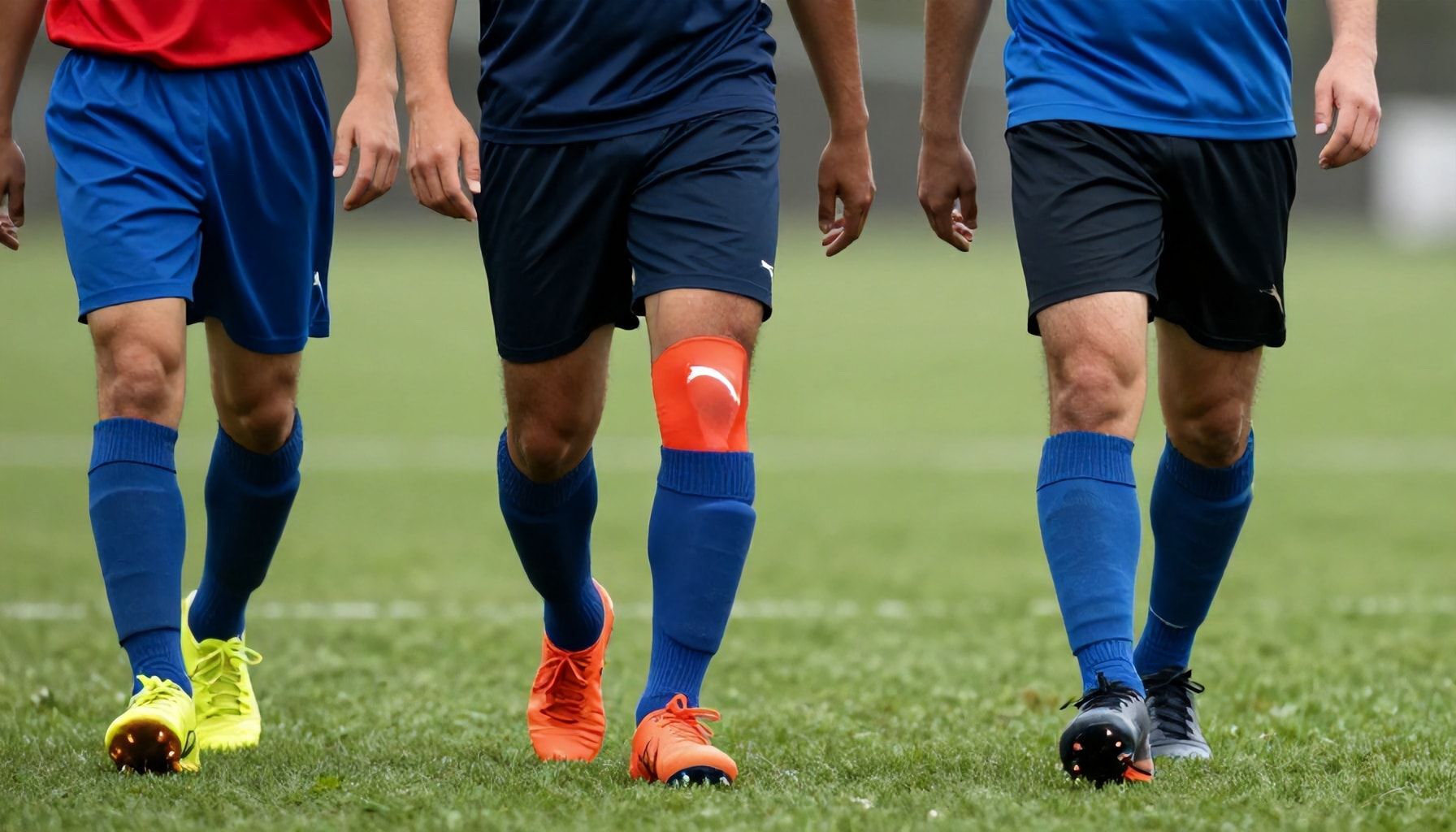 Walking footballers tackle persistent knee pain challenges