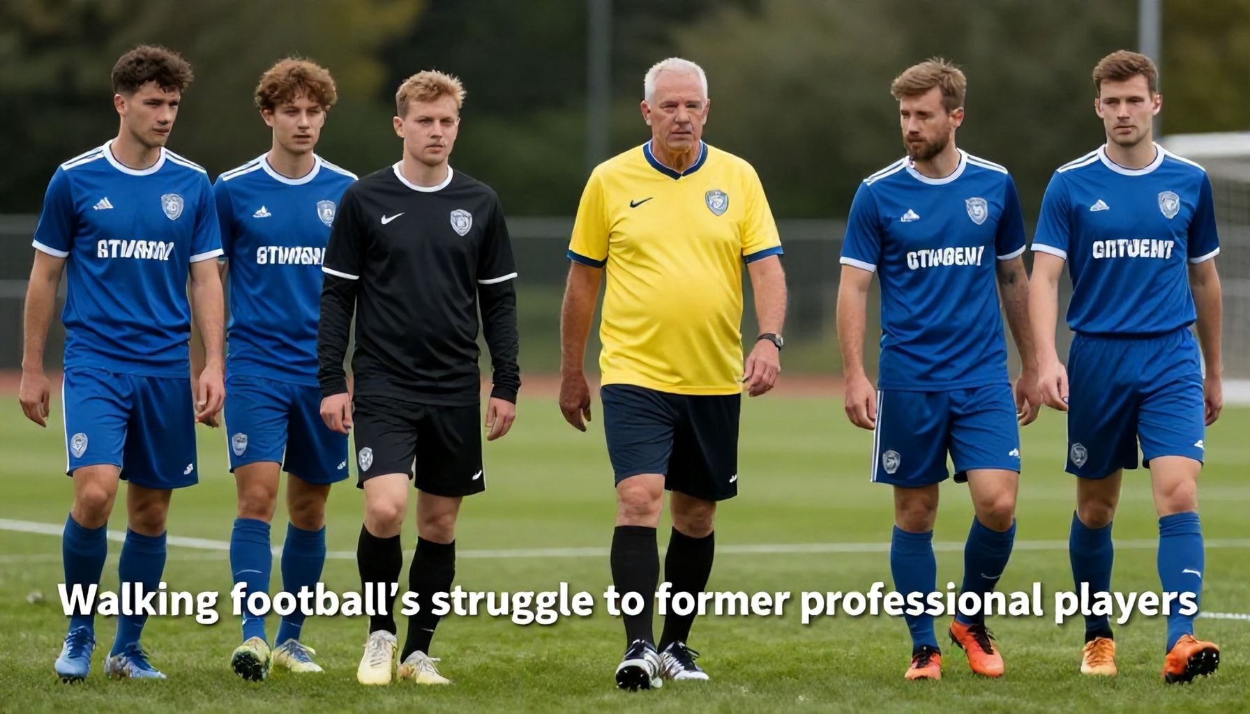 Walking football's struggle to attract former professional players