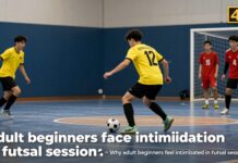 Adult beginners face intimidation in futsal sessions
