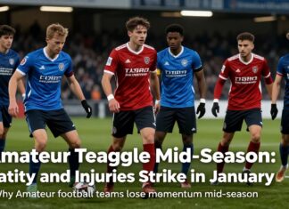 Amateur Teams Struggle Mid-Season: Fatigue and Injuries Strike in January