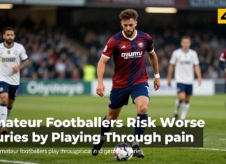 Amateur Footballers Risk Worse Injuries by Playing Through Pain