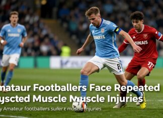 Amateur Footballers Face Repeated Muscle Injuries