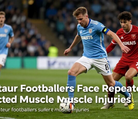 Amateur Footballers Face Repeated Muscle Injuries