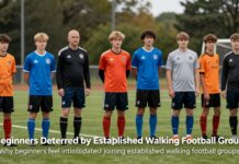 Beginners Deterred by Established Walking Football Groups