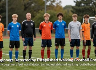 Beginners Deterred by Established Walking Football Groups