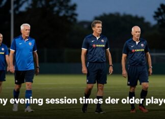 Older players deterred by evening session times
