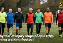 Walking football participants deterred by injury fears