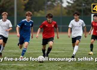 Five-a-side football fosters selfish play, study finds