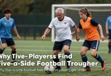 Older Players Find Five-a-Side Football Tougher