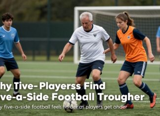 Older Players Find Five-a-Side Football Tougher