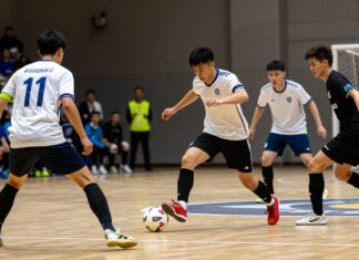 Amateur Futsal Players Rack Up Fouls in Tight Matches