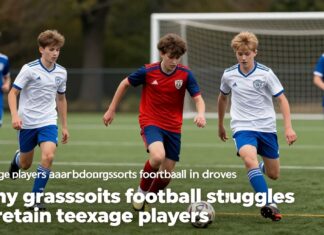 Teenage players abandon grassroots football in droves