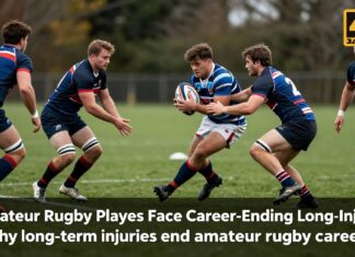 Amateur Rugby Players Face Career-Ending Long-Term Injuries