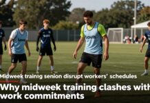 Midweek training sessions disrupt workers’ schedules