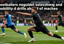 Footballers neglect stretching and mobility drills ahead of matches