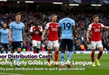 Poor Distribution Costs Teams Early Goals in Premier League