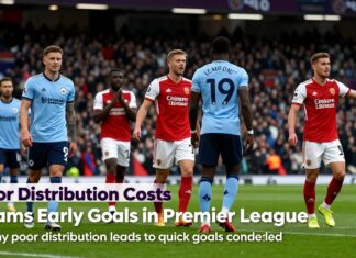 Poor Distribution Costs Teams Early Goals in Premier League