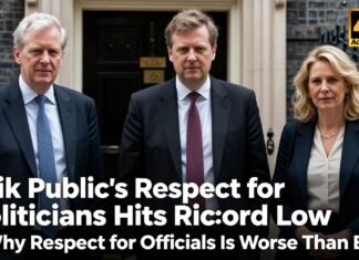 British Public’s Respect for Politicians Hits Record Low