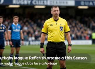Rugby League Clubs Struggle with Referee Shortage This Season