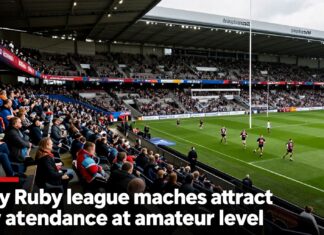 Amateur Rugby League Matches Draw Low Crowds