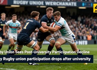 Rugby Union Sees Post-University Participation Decline