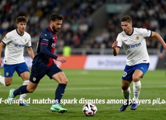 Self-officiated matches spark disputes among players this season