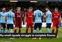 Small squads face fixture struggles this season