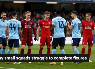Small squads face fixture struggles this season