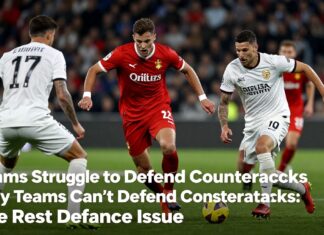 Teams Struggle to Defend Counterattacks Due to Rest Defence Issue