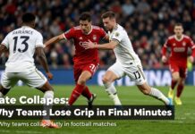 Late Collapses: Why Teams Lose Grip in Final Minutes