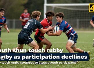 Youth shun touch rugby as participation declines