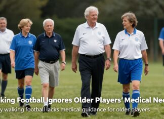 Walking Football Ignores Older Players’ Medical Needs