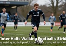 Winter Halts Walking Football’s Stride